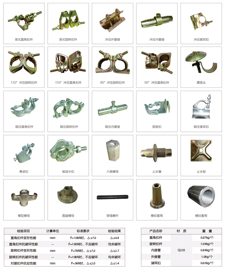 腳手架配件系列 扣件 